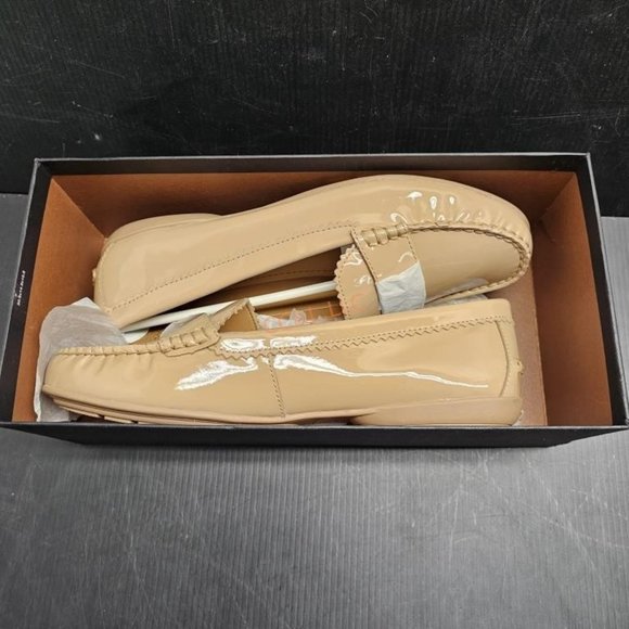 NIB Coach Odette Patent Leather Warm Blush Loafers Sz 9.5M - Picture 8 of 10